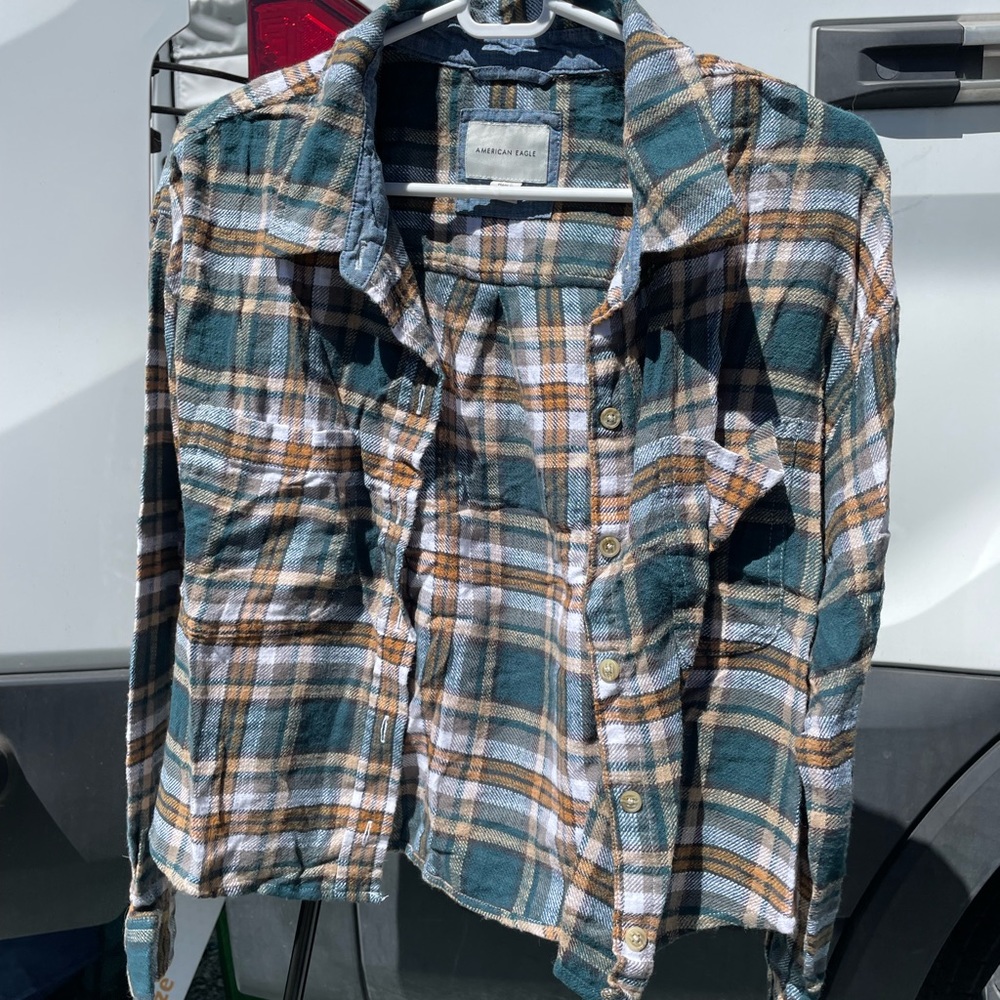 Cropped flannel